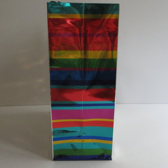 Dylan’s Candy Bar SIlver Multicolor Logo Gift Shopping Bag EMPTY 10" x 8" x 4" - Picture 3 of 12